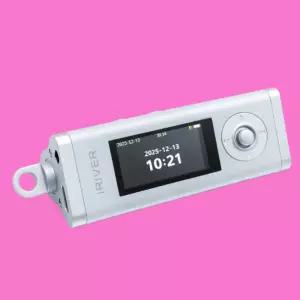 아이리버 프리즘 iFP-10 휴대용 FM라디오 MP3 플레이어 소형 음성녹음기 블루그레이