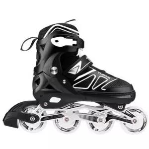 성인용 어른 인라인 4휠 세트 남녀공용 시티런 슈즈 레이싱