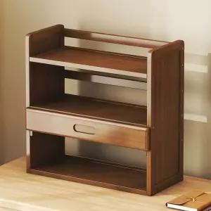 컴퓨터 책상 겸용 3단선반 1인용 협탁 서랍장겸용 높이