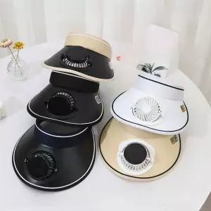 충전식 선풍기가 달린 농사 선풍기달린모자 여름 등산 USB