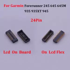 1-2개 LCD 디스플레이 화면 터치 FPC 커넥터 플렉스 케이블 플러그 잭 보드 가민 포어러너 245 645 645M 93