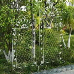 가든 트렐리스 지지대 마당 아치 야외 화단 화이트