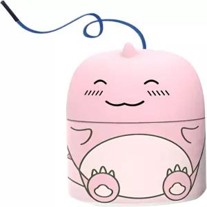 모곡시온 변기 청소기 자동 볼 내부 욕실 탱크 공룡 모양 디자인 가정용 로프 통 청소 용품 - 핑크 피치 향