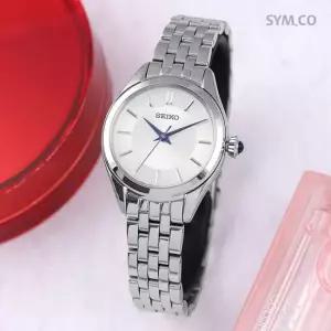 SUR537P1 데일리 블루핸즈 아날로그 클래식 정장 여자 메탈 시계 d