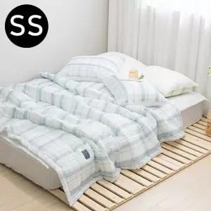 블루 간절기 여름 싱글 이불 솜별매 샤브레 (WFJQZ7U)