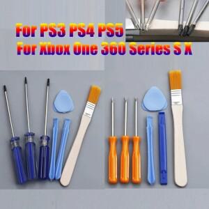 [호환품]Xbox One 360 PS3 PS4 PS5 시리즈용 스크류 드라이버 토르크 T6 T8 T10 보안 방탄 홀 수리 개봉 도