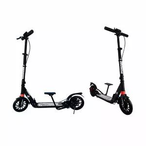 페달 킥보드 두발 스쿠터 양발 전기 실버 씽씽이 수동 성인용 출퇴근 풋