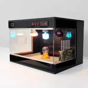 pvc 파충류 사육장 온도조절 보온 상자 거북이 도마뱀 거미 용