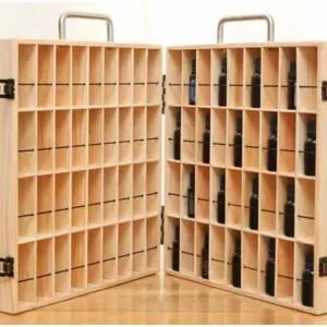 매니큐어 진열대 우드 디스플레이 네일 정리함 원목 보관함