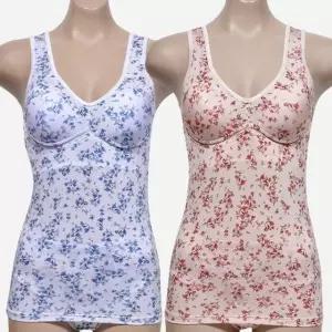 (린다) 인견쿨 시원한 플라워패턴 여성 브라런닝 팬티 세트 (WFK5VNO)