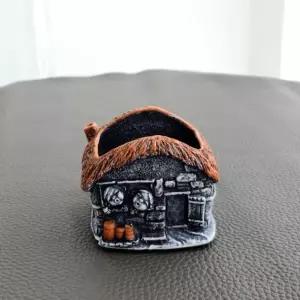 ksr 모던 수지 마블 다육이 화분 초가집 소 8x7x7cm (WFJ7PLI)