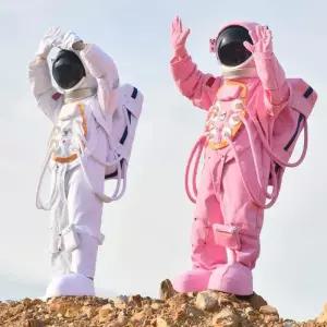 금성여자 성인우주복 점프수트 패딩 작업복 우주복