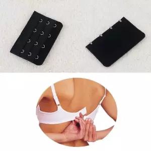 브라연결고리 브래지어 연장후크 4단-검정 일반형 브레지어후크 (WFK9LQ4)