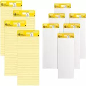 포스트잇 슈퍼 스티키 이젤 패드 25인치 x 30인치 시트 30장/패드 6개 대형 흰색 화이트 프리미엄 셀프