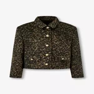 [VOV]보브 (7115410904) 레오파드 패턴 하프 자켓