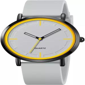 BESTKANG 패션 심플 아날로그 쿼츠 손목시계 실리콘 스트랩 방수 시계 여성 남성 스포츠