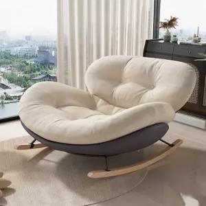 1인용 흔들의자 소파 편안한 안락의자 거실용 휴식 공간 활용 모던한 디자인 낮잠용