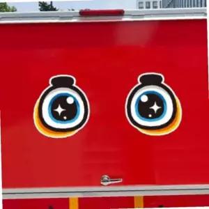 졸음운전 방지 안전스티커 차량용 경고 스티커 210x236mm 운전 안전 알림