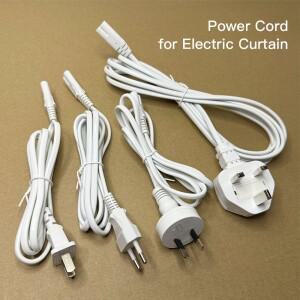 전기 커튼 커튼 전동용 전원 코드  미국  영국  EU  AU 플러그 포함  0.75mm ² 2 핀 케이블  코어 18 AWG