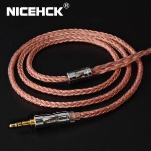NICEHCK C16-3 IEM 이어폰 케이블 와이어 16 코어 고순도 구리 버드 DB2 4U ZERO EW200 용 3.5/2.5/4.4mm M