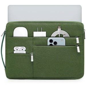 [미국배송] HYZUO 1516인치 맥북호환 프로용 노트북 슬리브 백 16 M4/M3/M2/M1 20252019 15인치 표면북 HP용 휴대용 케이스 델 레노버 씽크북 에이수스 에이서호환 삼성호환 화웨이 잔디 그린