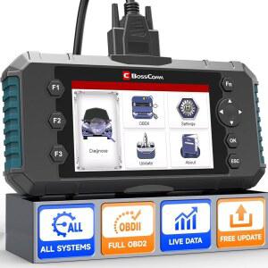 콤 IFIX435 모든 시스템 OBD2 스캐너 진단 도구, 자동 VIN이 장착된 차량용 ABS SRS(에어백) 변속기 엔진 코드 리더 스캐너, 평생 무료 업데이트