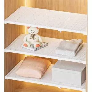 옷장칸막이 수납트레이 길이 정리 24 랙 높이 조절 선반