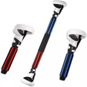 비트 세이버 게임 고릴라 태그 및 초자연적 훈련을 위한 메타/오큘러스 퀘스트 2 확장 그립용 VR 롱 암