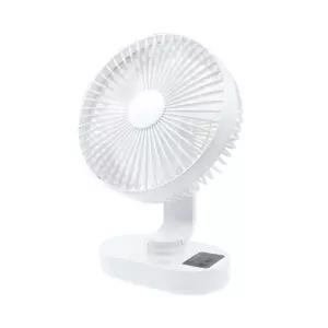 USB 탁상형 무선 LED 대형 선풍기 초저소음 원터치 3단계 풍속조절 배터리 1200mAh 인테리어