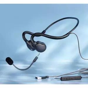 유선 이어폰 골전도 스포츠 노이즈 이어셋 캔슬링 스피커 헤드셋형 제품 귀걸이형