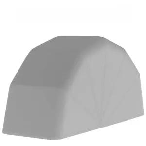 반자동 바이크반 방수 텐트 덮개 오토바이 차고 주차 커버 야외