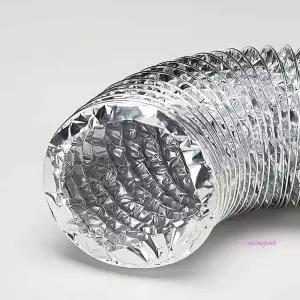 국산 알루미늄 후드자바라 10M 배기관 연통 125파이rst216