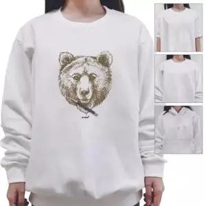 키밍 맨투맨 후드티 티셔츠 곰 bear 불곰 WAE38C2