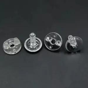 투명 플라스틱 볼트 아크릴 너트 PC 나사 투명한 크로스팬