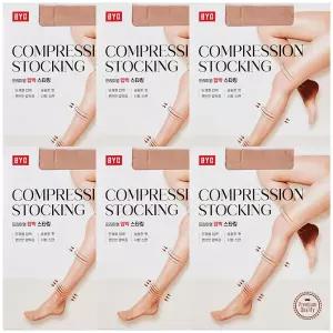 BYC단계별압박프리미엄슬림핏팬티스타킹6켤레 SWG0401