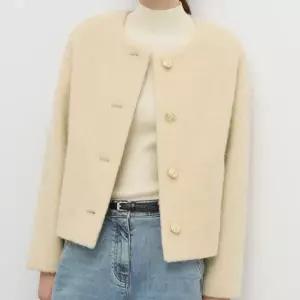 갤러리아 라운드넥알파칵혼방자켓