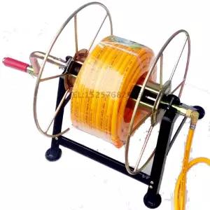 농약 호스릴 권취기 기계 감는 와인딩 파이프 줄 권선기 보관대 랙 릴 농사 분무기