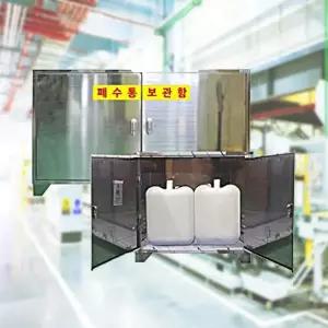 화학공장 메견고한탈 사각말통 폐수통 폐액통수납함 2구