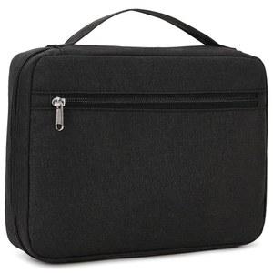 남성용 성경 표지, 여성용과 대형 가방, 지퍼 포켓과 손잡이가 달린 검은색 성경책 휴대용 케이스