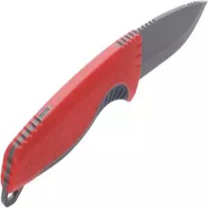 SOG 이지스 FX 부식 방지 야외 생존 고정 칼날 나이프 크라이오 4116 크루프스 스틸 GRN 고무 손잡이 UMS