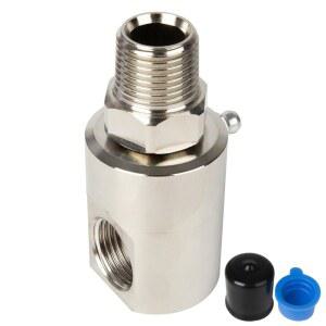 홈 가든 및 산업용 강철 호스 릴과 호환되는 그리스 저크가 장착된 RANSOTO 1/2인치 MXF 헤비 듀티 릴 스위블 9SS8MP50XFP50 - Ni-AL #5124