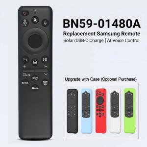 [호환품]삼성 호환 스마트 호환 TV용 BN59-01480A 솔라 음성 인공지능 리모컨 교체품 (유튜브 넷플릭스 바