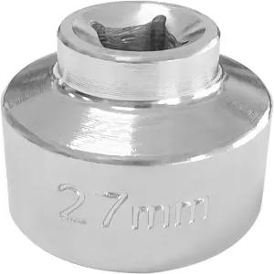 Lyxheth 27mm 오일 필터 소켓 렌치 제거 도구 3/8인치 드라이브 자동차 액세서리 6포인트 스틸 캡 캡이