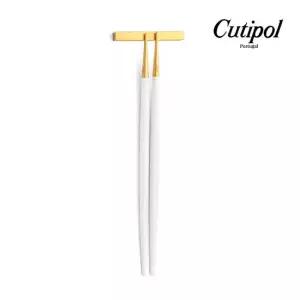 [큐티폴] 고아 화이트골드 젓가락세트-3713