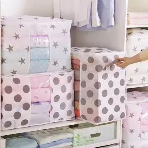 부직포 리빙박스 옷이불 정리수납함 리빙박스 수납박스 옷정리함