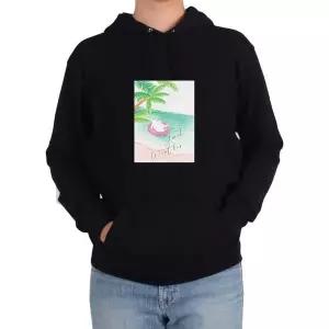 [하프클럽/]후드티 고양이 튜브 해변 야자수그림 다양한 색상 사이즈