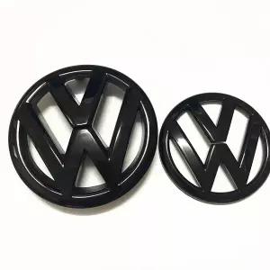 폭스바겐 골프 MK6 2009 2010 2011 2012용 교체용 135mm 프론트 그릴 엠블럼 OR 110mm 리어 트렁크 리드 자