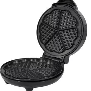 하트 와플 다리미 청소를 5조각 위한 아침 논스틱 터치 쿨 식사 난방 기계표