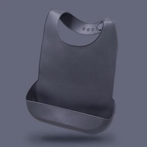 노인 실리콘 턱받이 음식물 흘림방지 목걸이 받침대