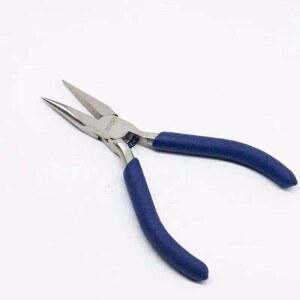 공작용 롱노즈 미니 용접 미끄럼 파우치 녹방지 벤트 M3 니들롱노즈 6종 래핑 가위